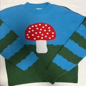 Zara Blue Knit Sweater